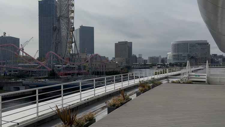 PACIFICのテラスからの写真