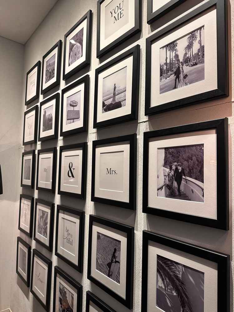 自分たちの写真などがたくさん飾れるスペース