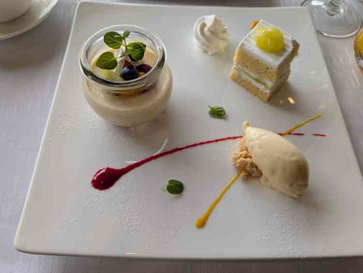 デザートは、見た目も味も魅力的だった。