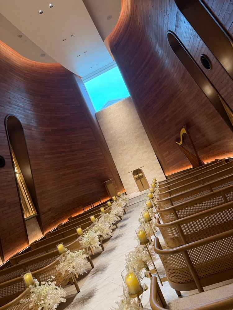 一番感動したチャペル写真で見るより素敵でした。