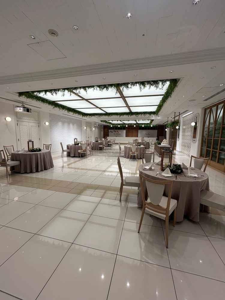 披露宴会場の入り口からの写真です