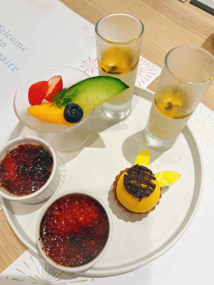 妊娠中のため、内容変更していただいた試食