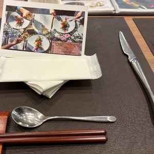 綺麗に準備されたカトラリー類