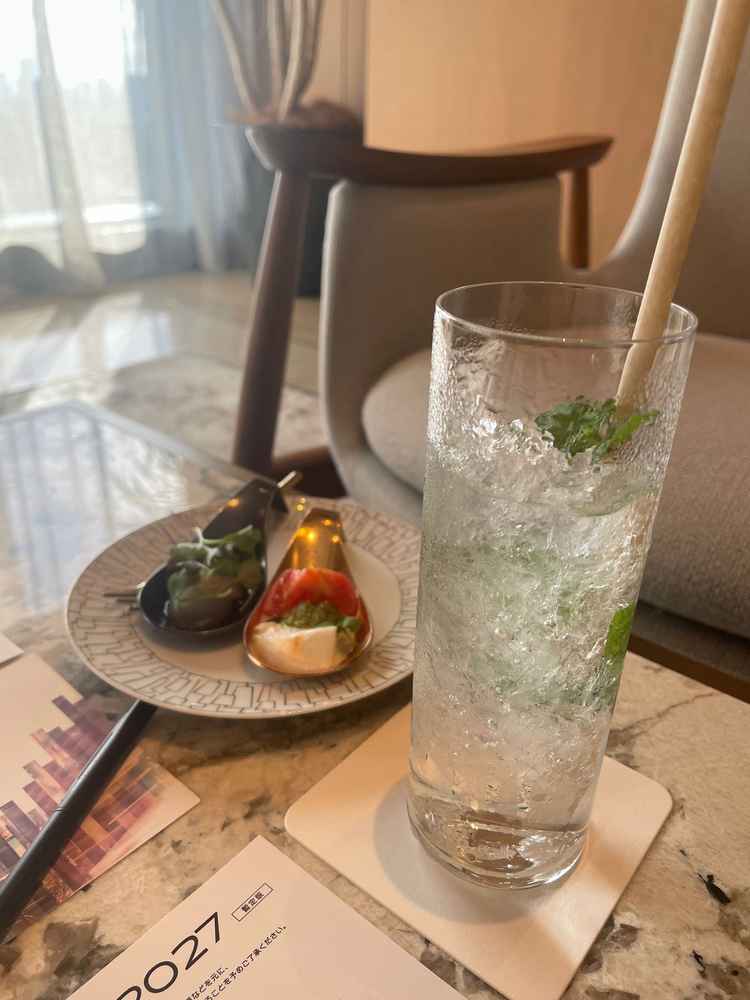 ウェルカムでいただいた食べ物、おいしかった