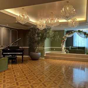 挙式後に30分程行われるウェルカムパーティー。ここで写真やウェルカムドリンクをいただく。