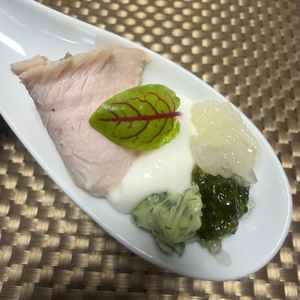 妊娠中でご配慮いただいて出して頂いたものだったのですが一口で食べてしまうのがもったいないほどでした。