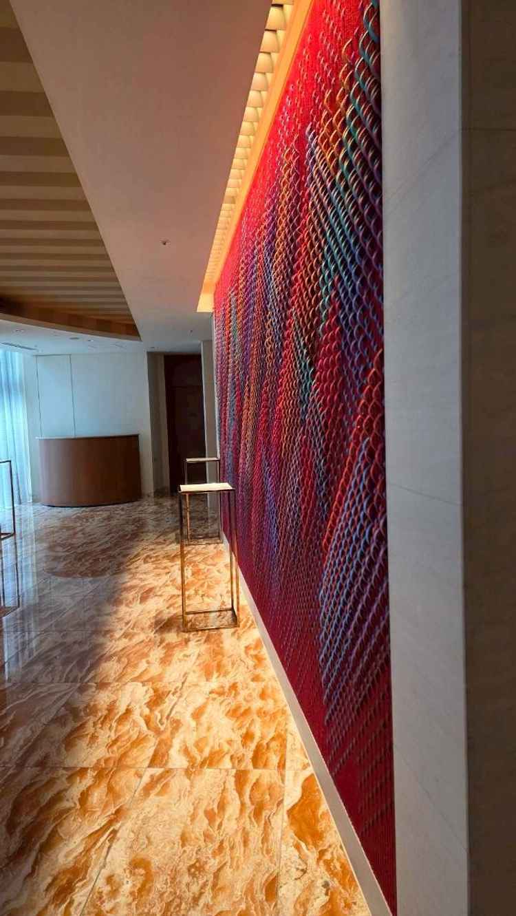 こちらは披露宴会場の途中にある場所で、フォトスポットです。