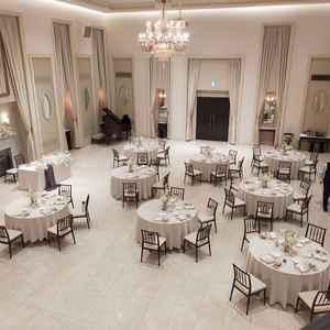 披露宴会場に入場する際の階段から見た景色