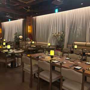 普段はレストランとして使われている披露宴会場。