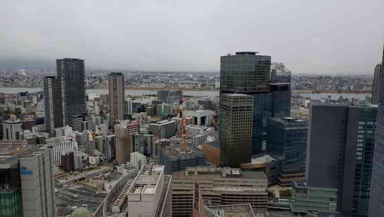 披露宴会場からの景色