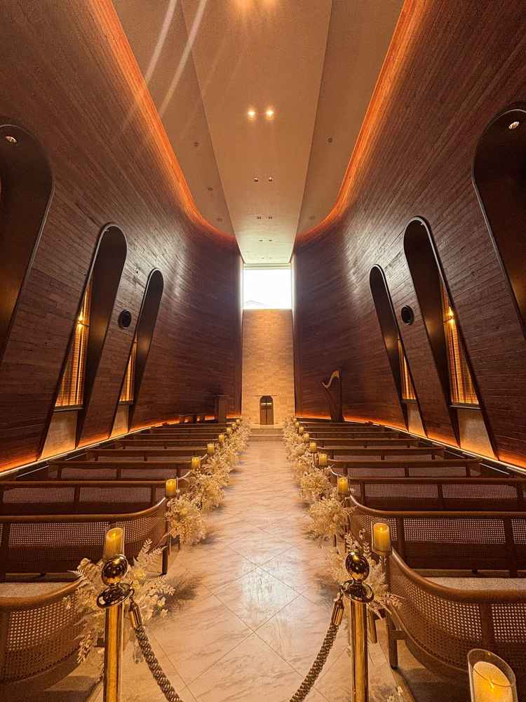 チャペルの雰囲気は思った以上でとても良かったです！