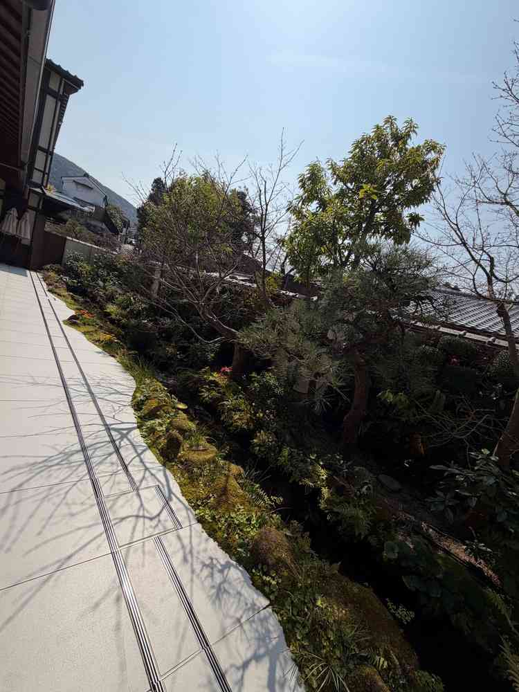 披露宴会場2の庭