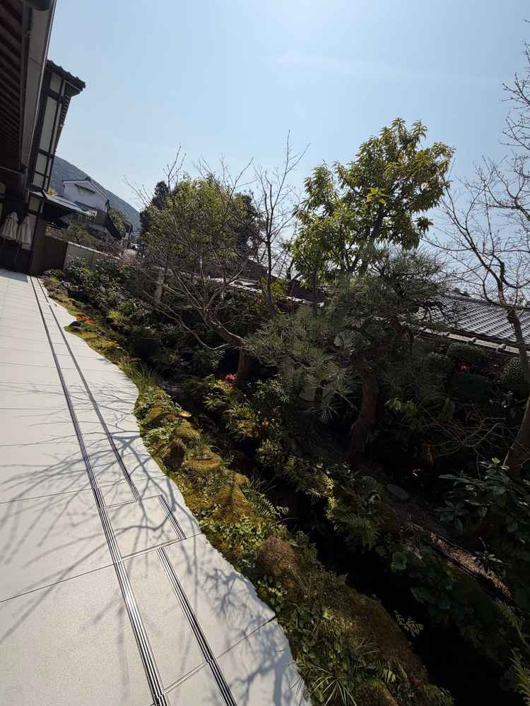 披露宴会場2の庭