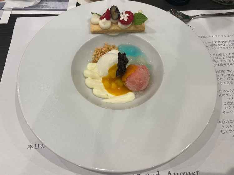 試食　デザート