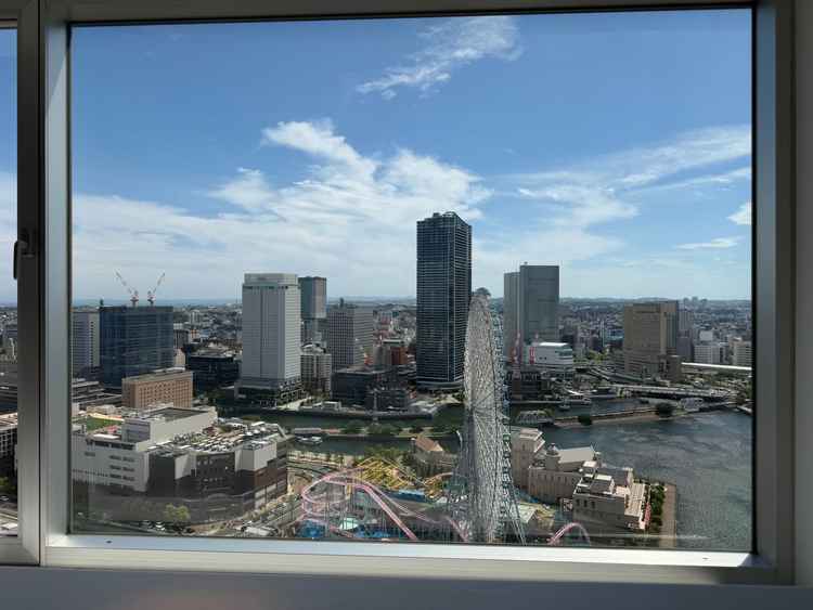 試食会場からの景色