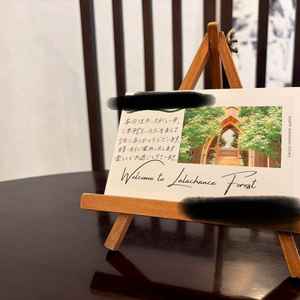 お手紙がテーブルに置いてありました。1組ずつに大変だろうに、心遣いが素敵でした。