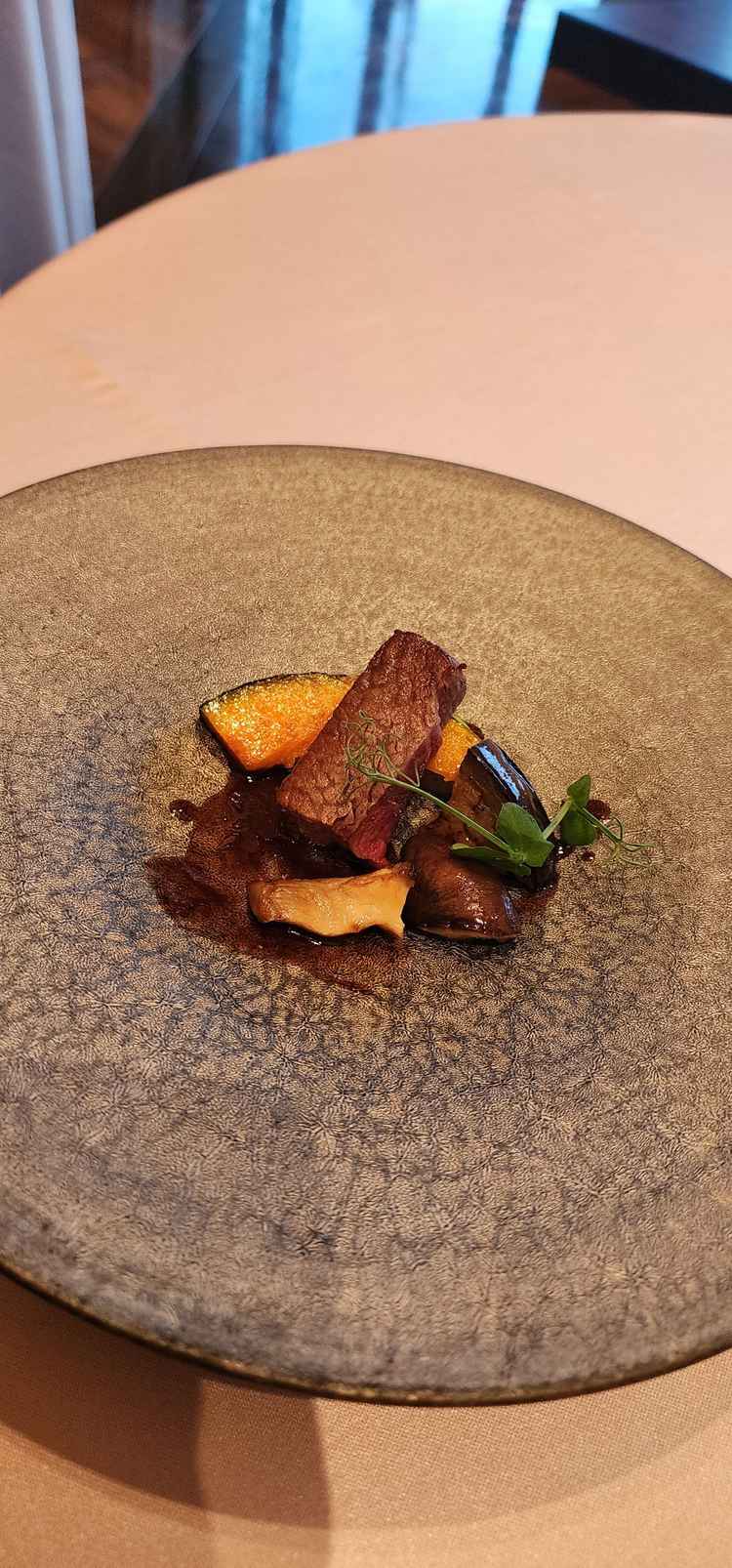 試食で頂いたお肉、奈良漬を使用しているらしく後味にふわっと香る香りが良かったです