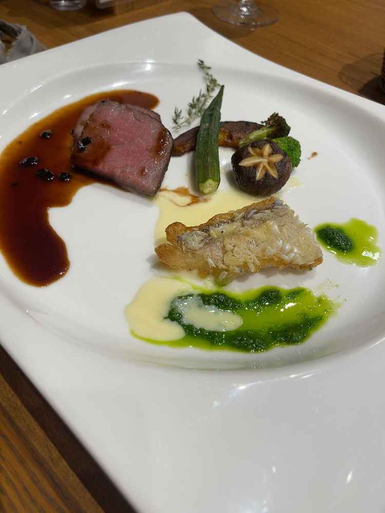 試食和のソースが美味しかった