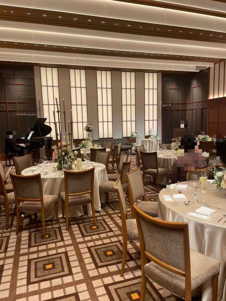 地下の披露宴会場