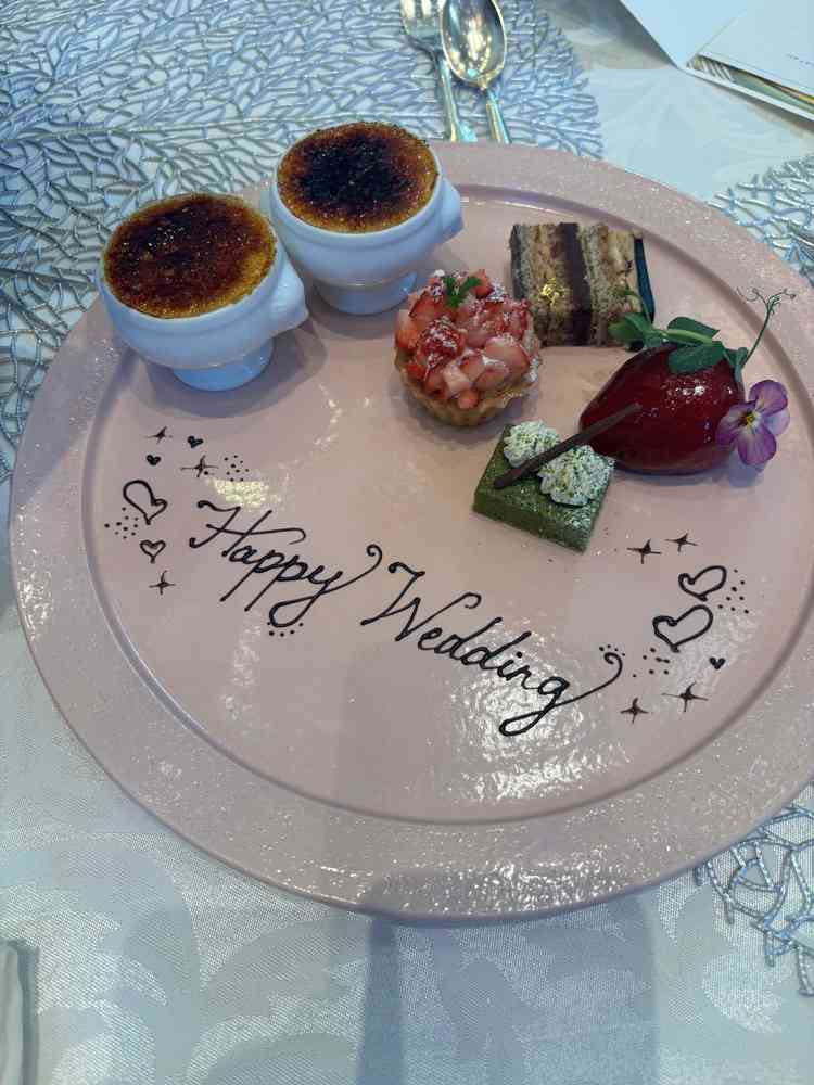 スイーツは見た目が華やかです。