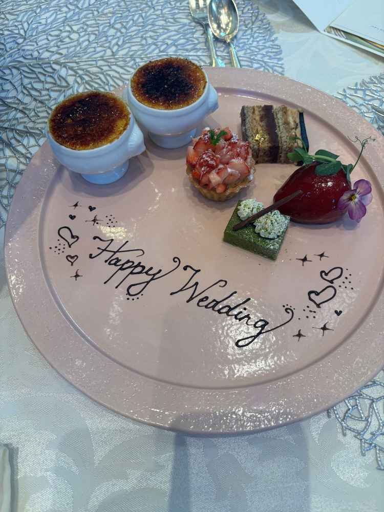 スイーツは見た目が華やかです。