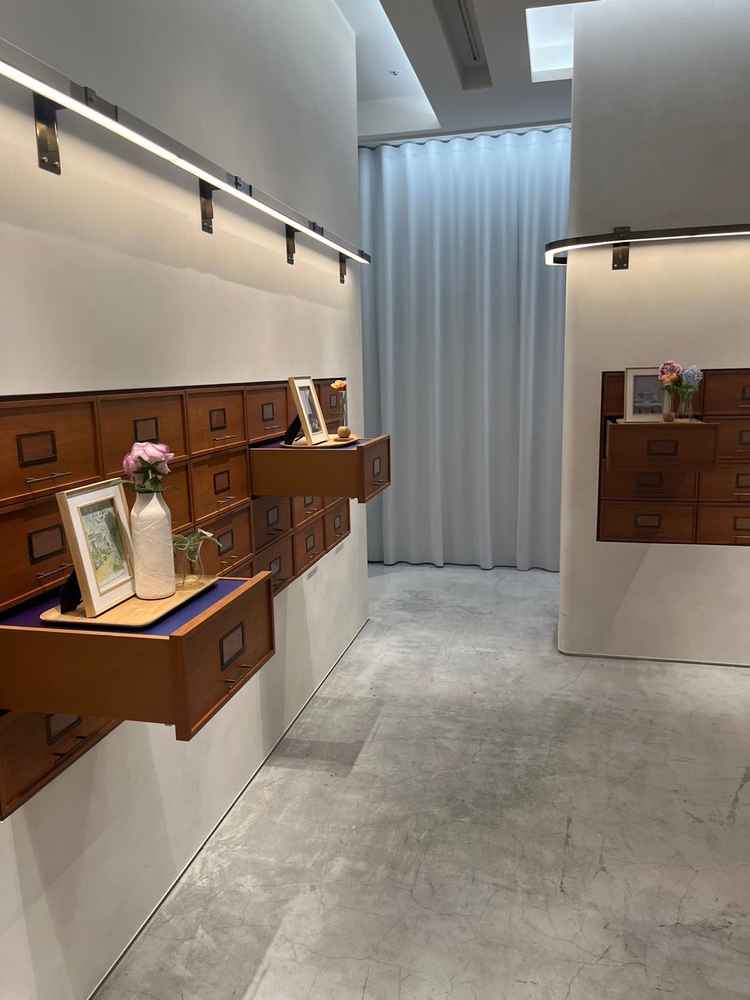 披露宴会場の待合室