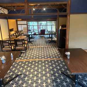 友人の待合スペース。おしゃれな空間。