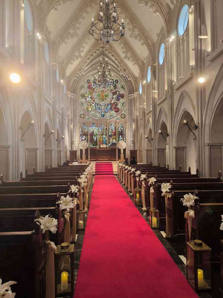 チャペルの中です