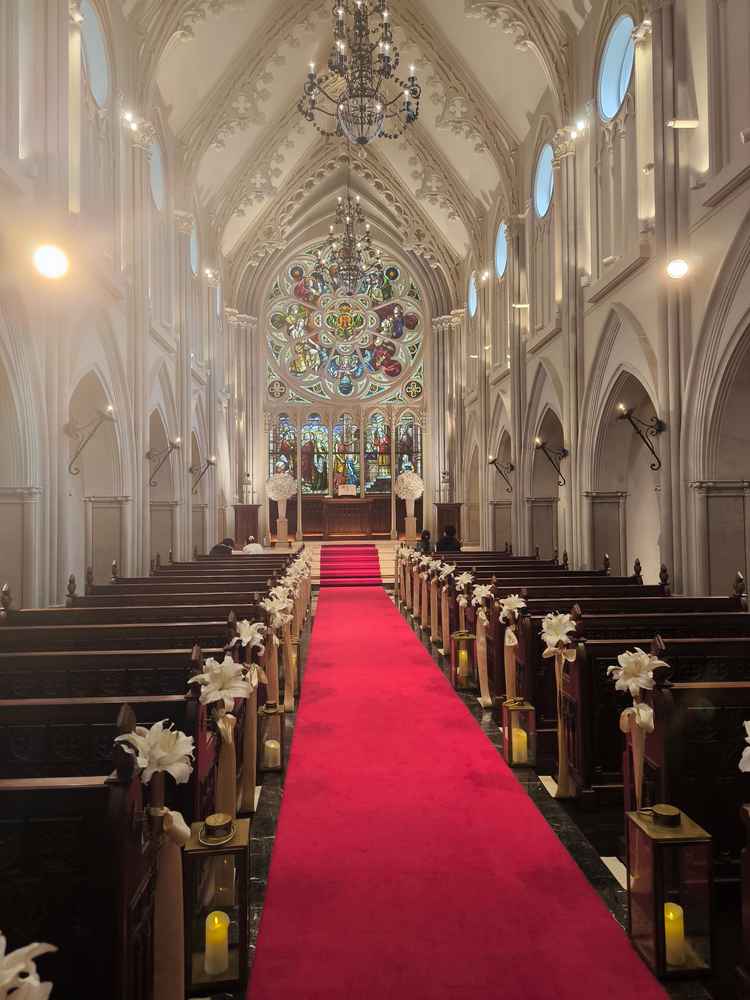 チャペルの中です