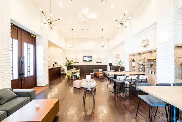 打ち合わせスペースも清潔感がありました