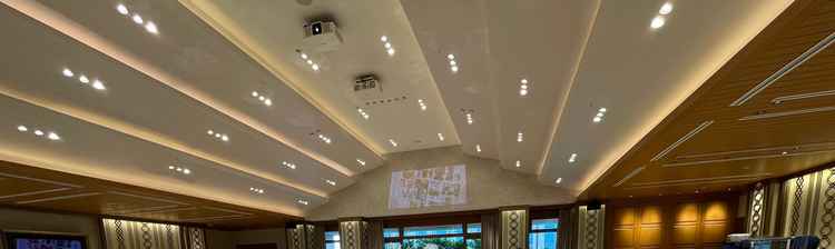 プロジェクションマッピングのところです