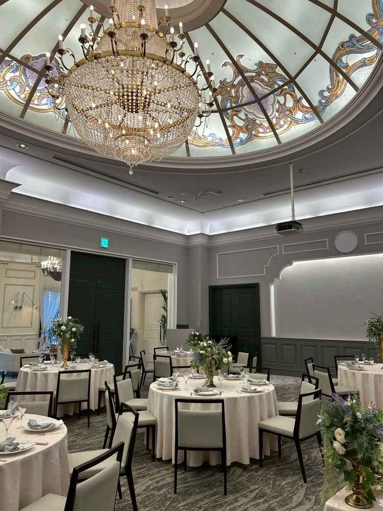 披露宴会場の全体