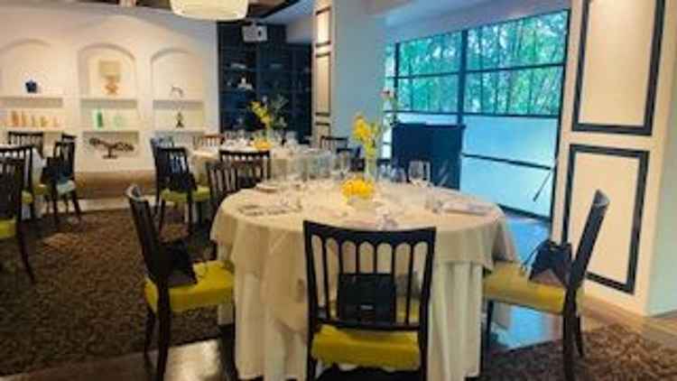 会場の雰囲気を見学