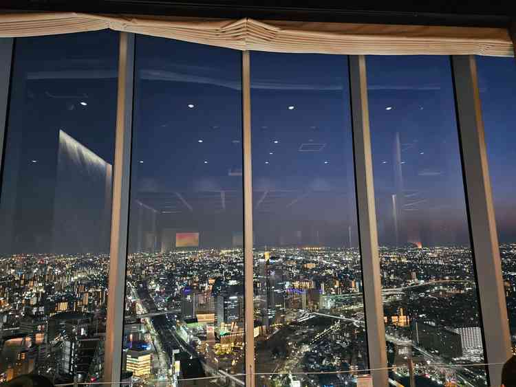 会場の窓から見える景色がとってもきれいでした。