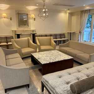 チャペル前の待合です。