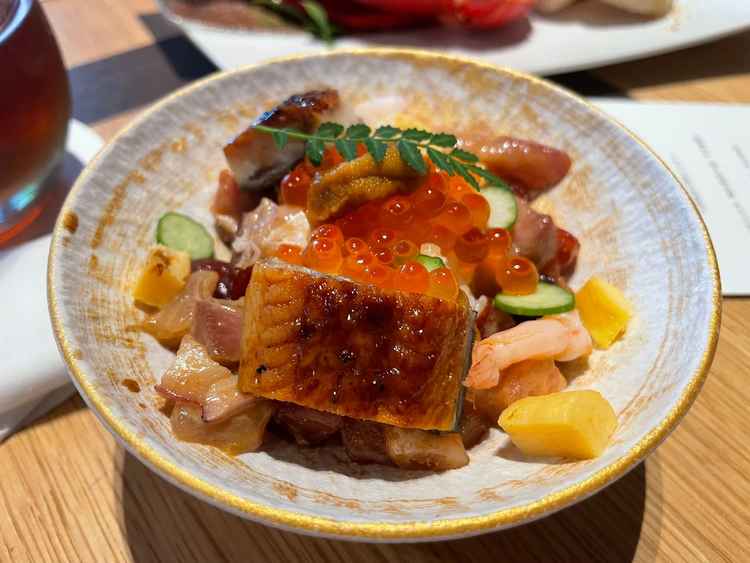 試食で出てきたちらし寿司