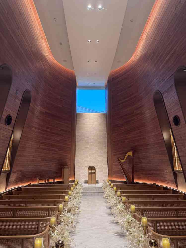 チャペルが素敵でした！