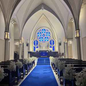 チャペル入場前の景色