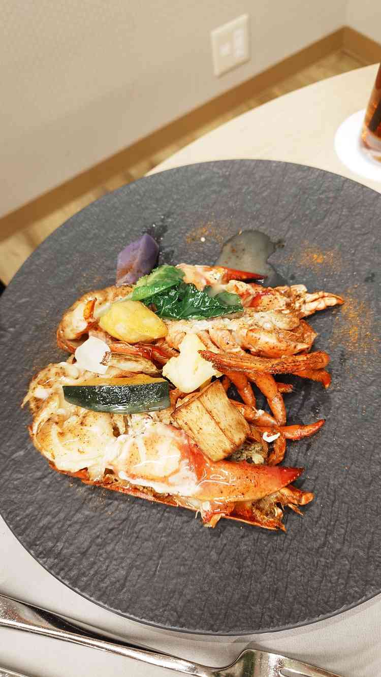 試食のロブスター