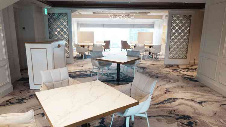 宿泊者ラウンジ（フォトスポットとして案内された）