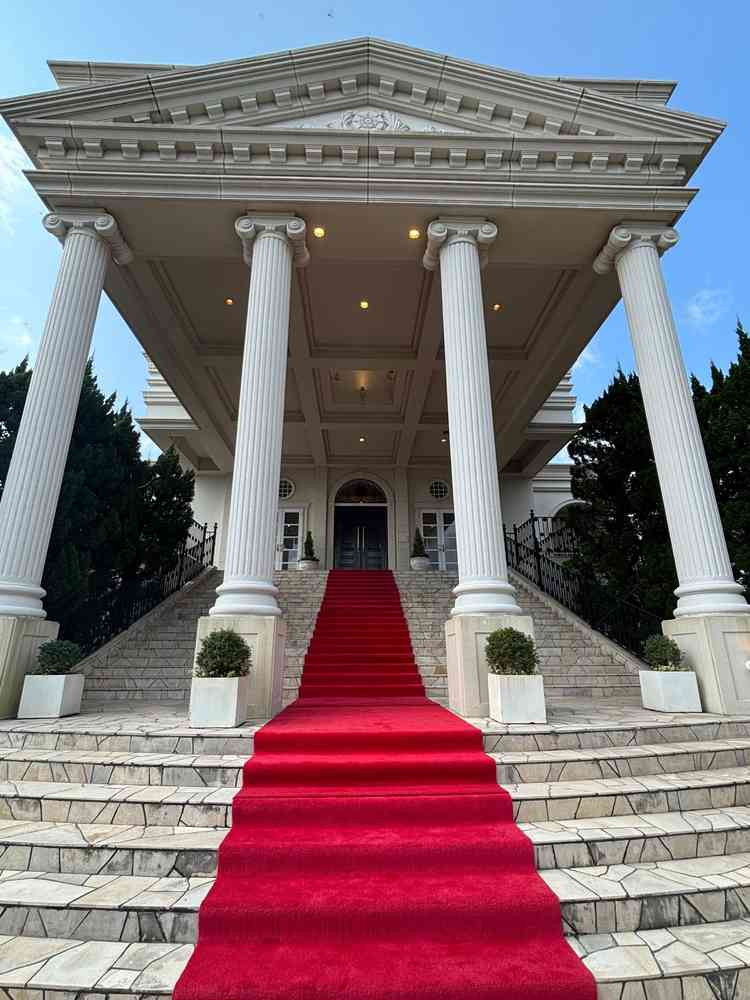 大階段の上り下りを体験。景色もとてもよかった。