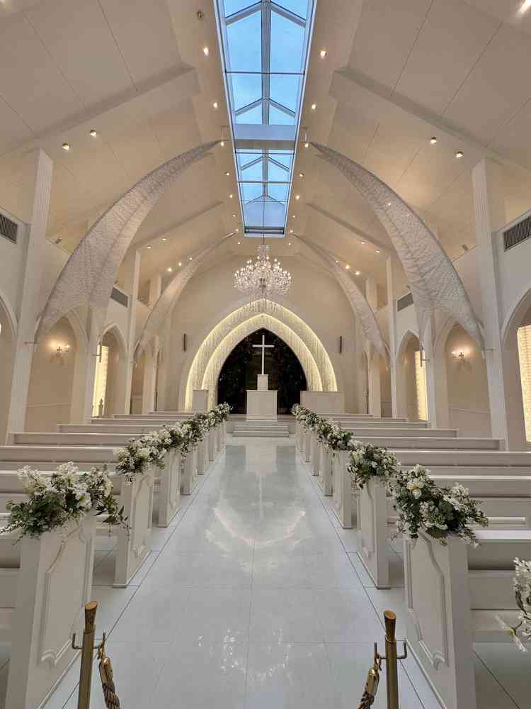 チャペルは森の都仙台をイメージしているようです。