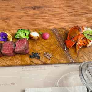 メインのお肉とエビ、どちらも美味しかったです。