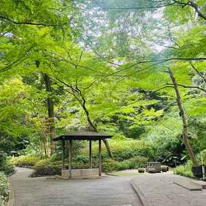チャペルまでは素敵な庭園を通って行くことができます。