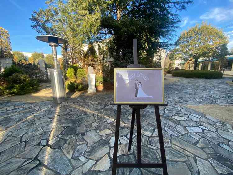 ウェルカムボードを用意してくれていました