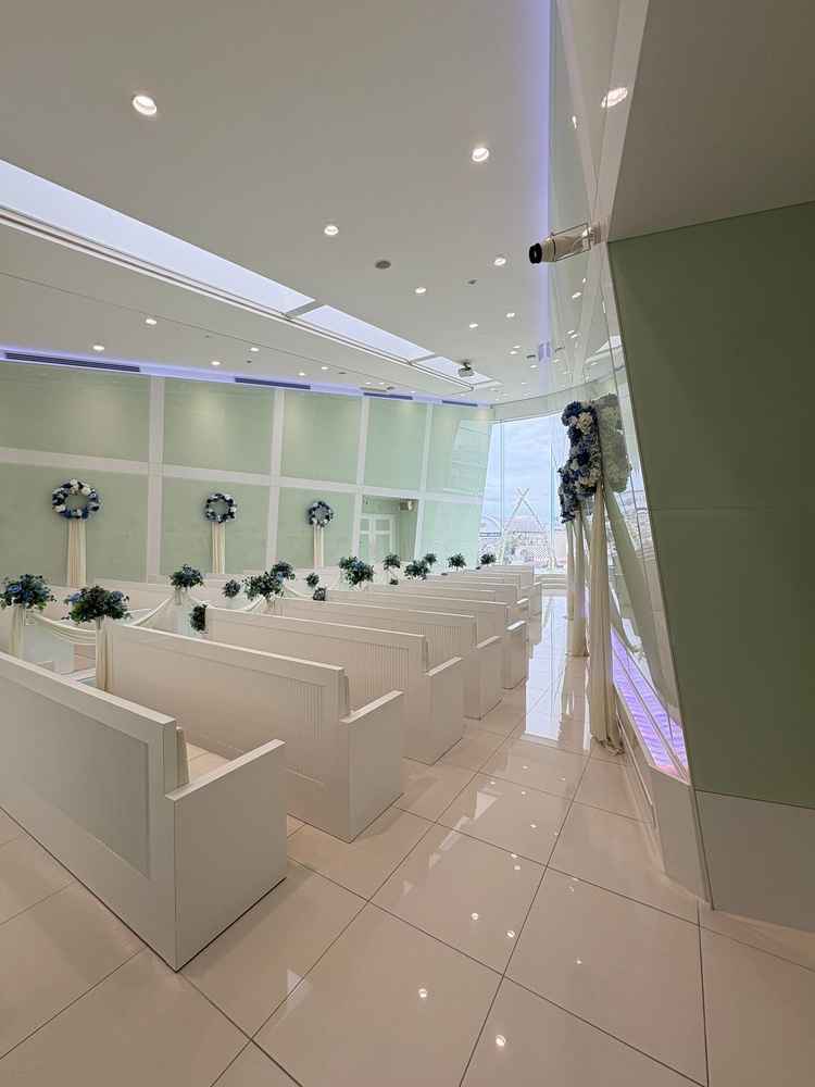 チャペルシュプリーム。POPCORNの中で唯一自然光が入るチャペル。