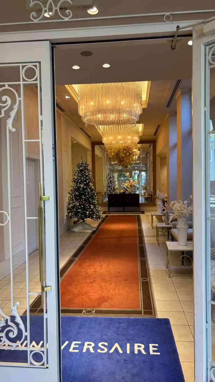 式場に入ってすぐの景色（エントランス）