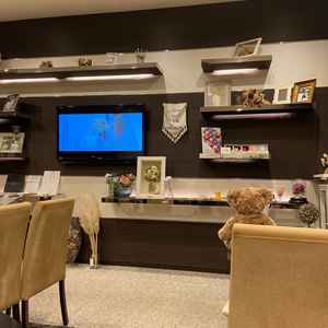 相談した場所、ムービーが流れてた