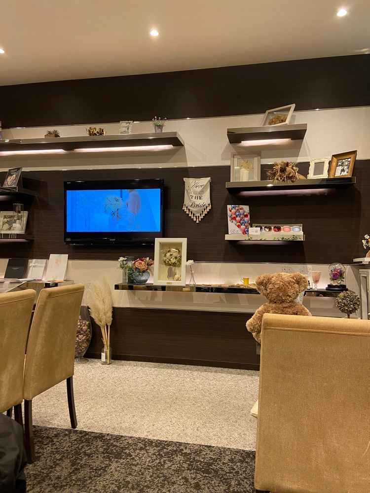 相談した場所、ムービーが流れてた