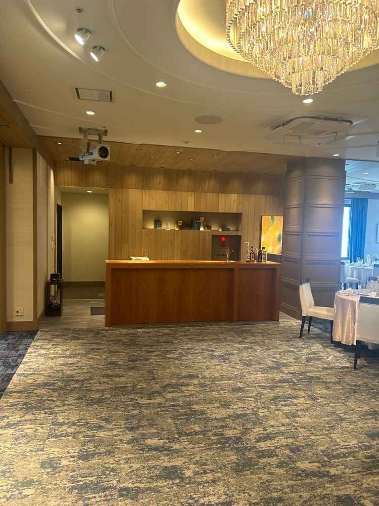 披露宴会場の入り口バー的なところ